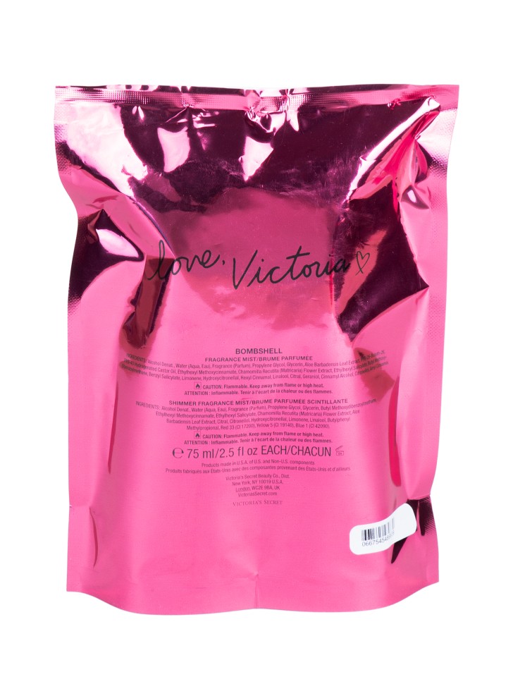Подарочный набор I love shimmer Victoria Secret Bomboshell