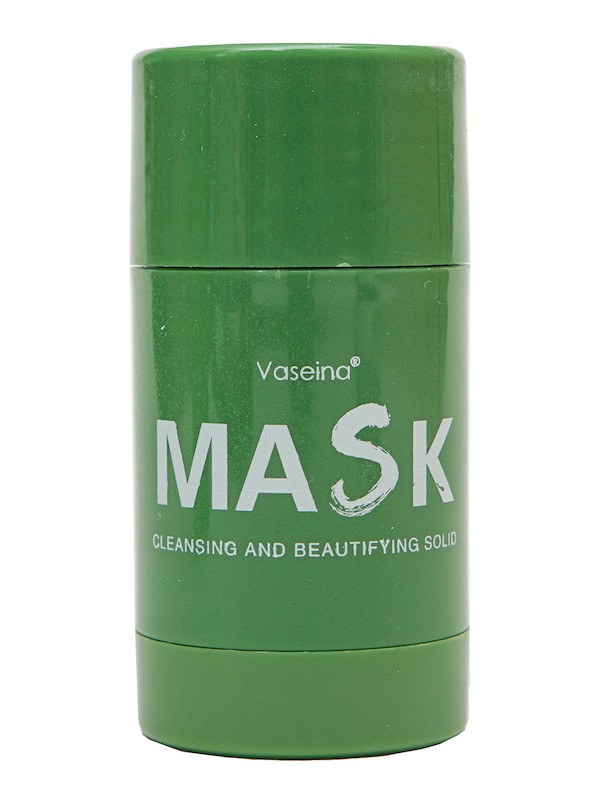 VASEINA Глиняная маска стик для глубокого очищения и сужения пор с экстрактом зеленого чая 40 гр 