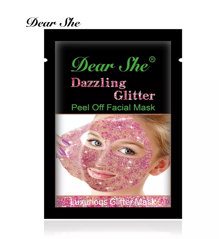 Dear She Очищающая маска-пленка для лица STAR MASK, розовая