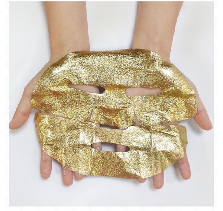  Лифтинг-маска из золотой фольги с гиалуроновой кислотой   