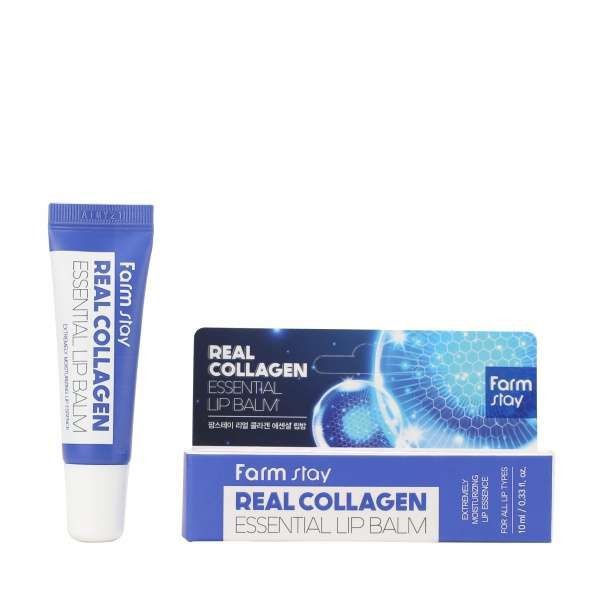 Суперувлажняющий бальзам для губ с коллагеном Farm Stay Real Collagen Essential Lip Balm, 10мл