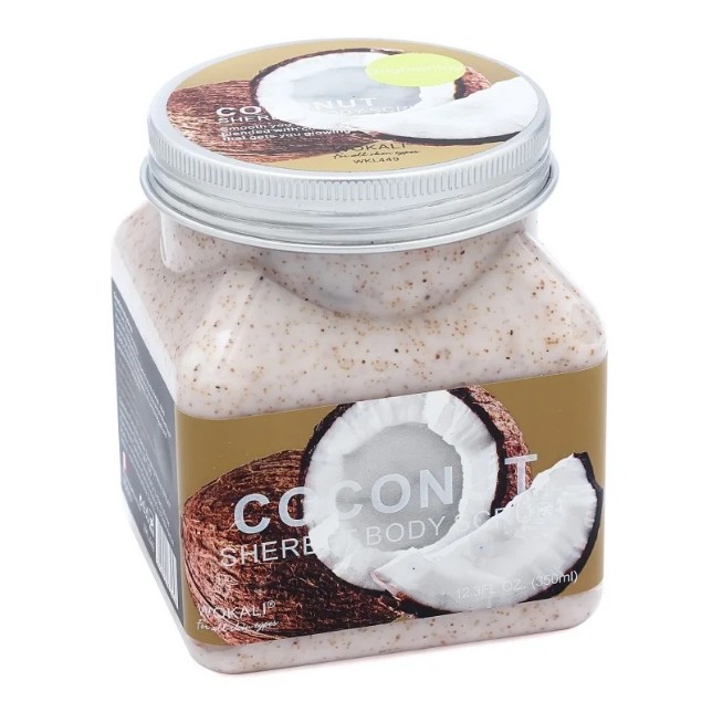 Скраб для тела с кокосом Wokali Coconut Sherbet Body Scrub 500мл