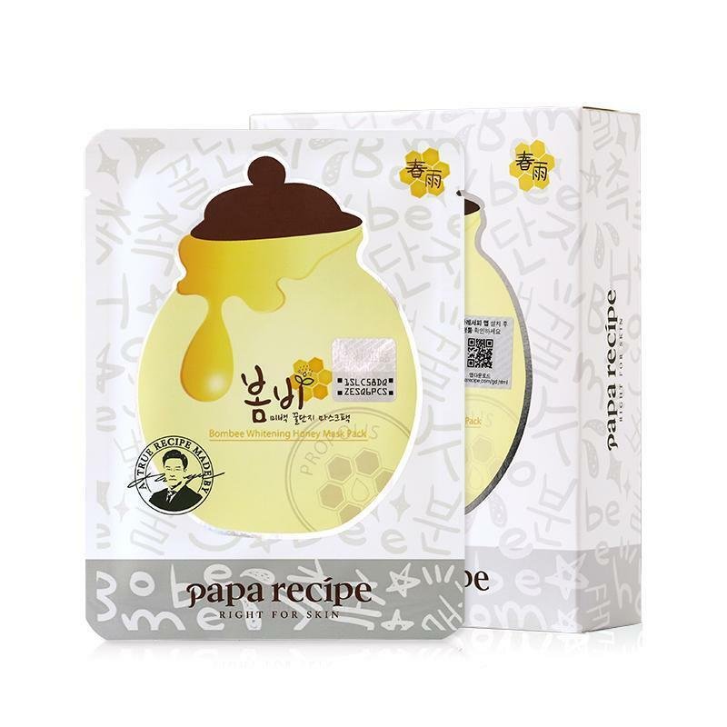 Тканевая маска для лица с медом Papa Recipe Bombee Honey Mask(1)