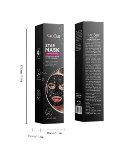 SADOER Очищающая маска-пленка для лица STAR MASK, 100гр.