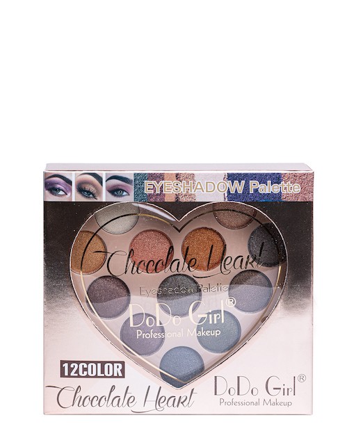 Тени для век  DoDo Girl Chocolate Heart, 02