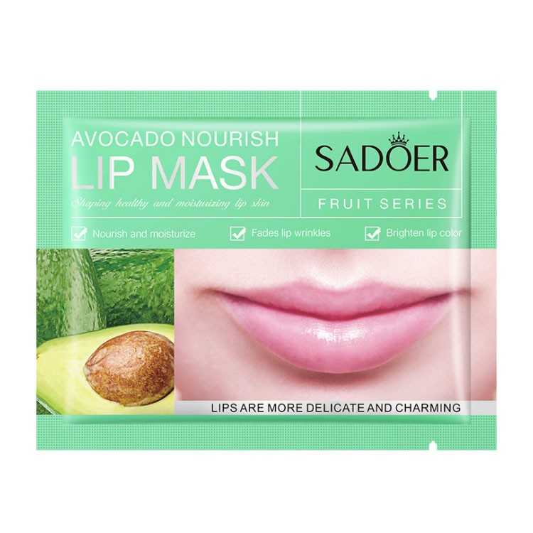 SADOER Увлажняющая и питательная  маска для губ Avokado Nourish Lip Mask